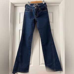 NWOT Levi’s Premium Noughties Bootcut Jeans Low Rise Flap Pocket Y2K W27 L34